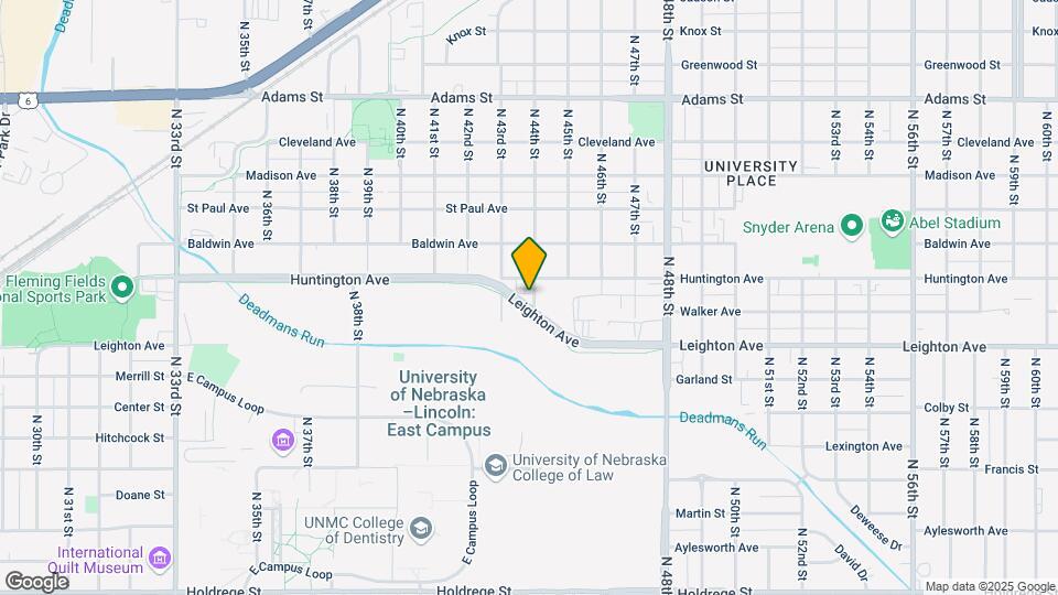 4340 Leighton Ave Map and Location Details