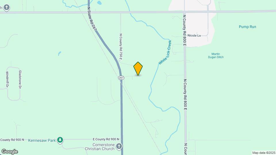 9459 N State Rd 267 Map and Location Details