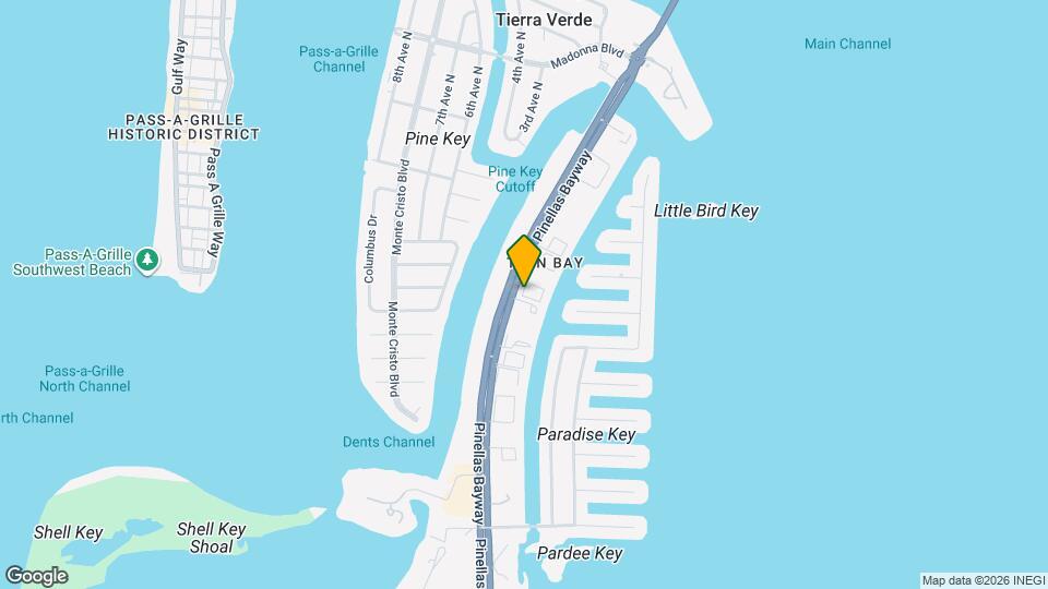637 Pinellas Bayway Map and Location Details