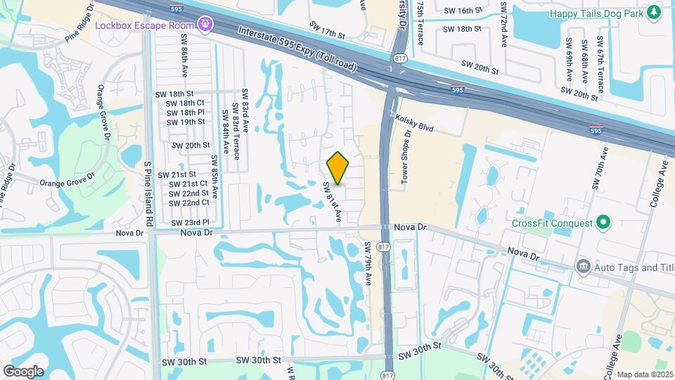8026 SW 22nd Ct Map and Location Details