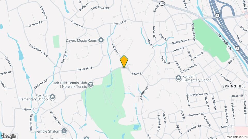 153 Fillow St Map and Location Details