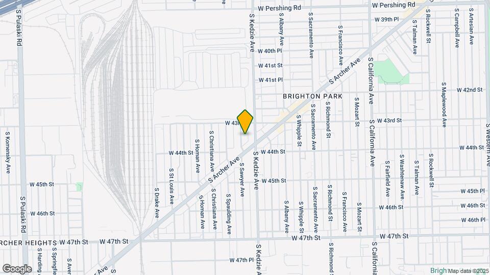 4331 S Sawyer Ave Map and Location Details