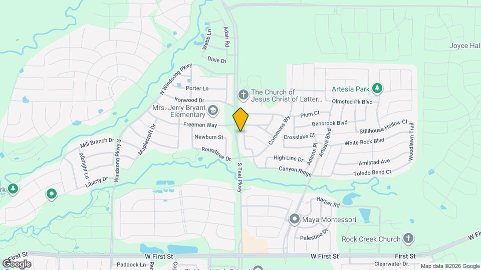 1801 Forest Park Dr Map and Location Details