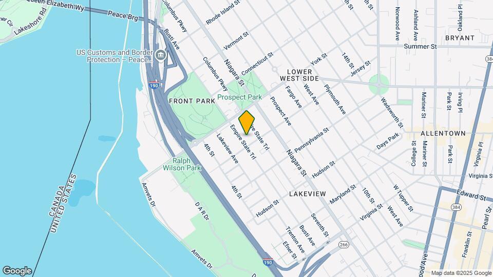 537 Busti Ave Mapa y Detalles de la Ubicación