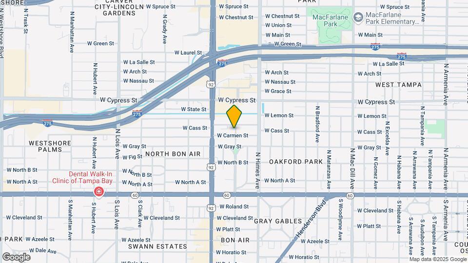 3701 W Carmen St Map and Location Details