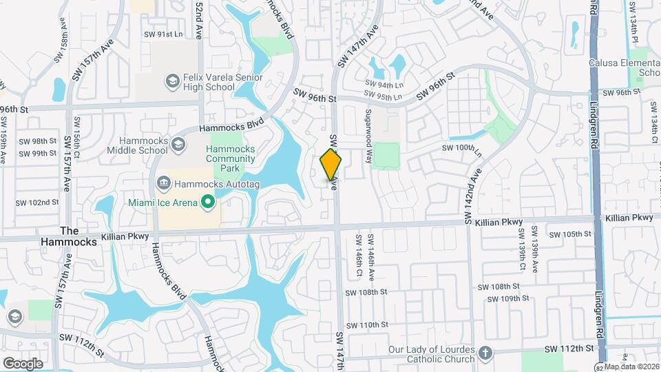 10063 SW 147th Ct Map and Location Details