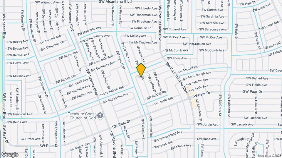 3918 SW Kakopo St Map and Location Details