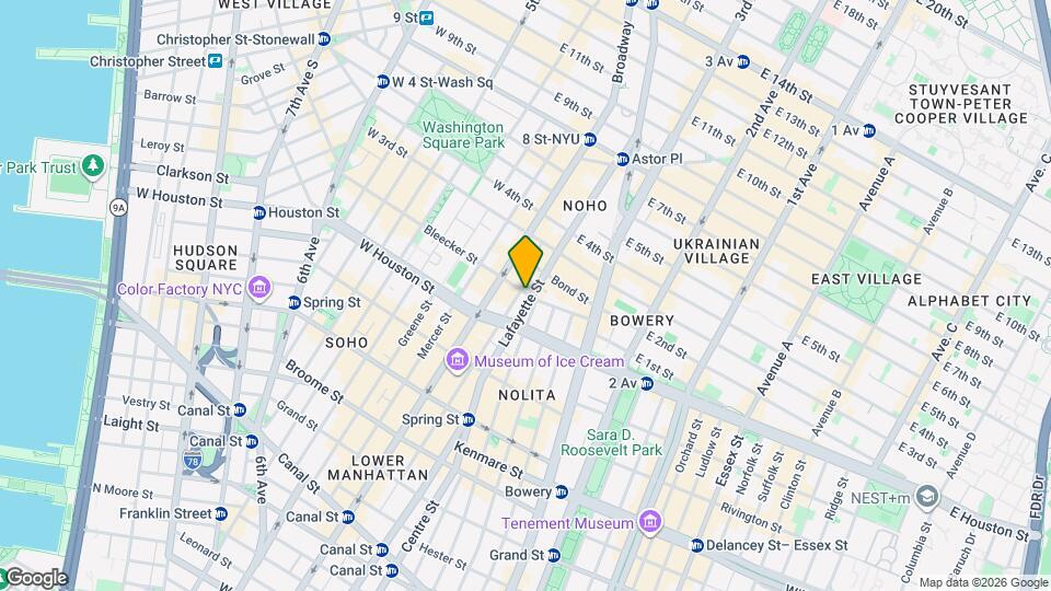 54 Bleecker St, Unit 2A Map and Location Details