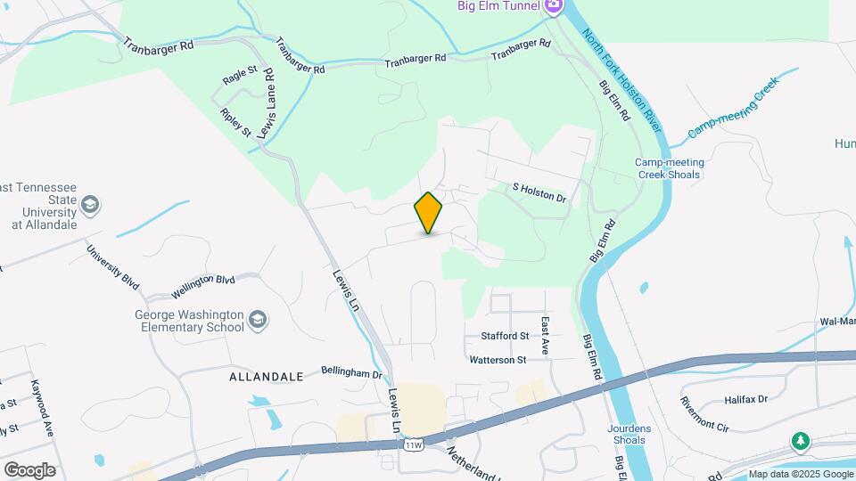 1125 Faye St Map and Location Details