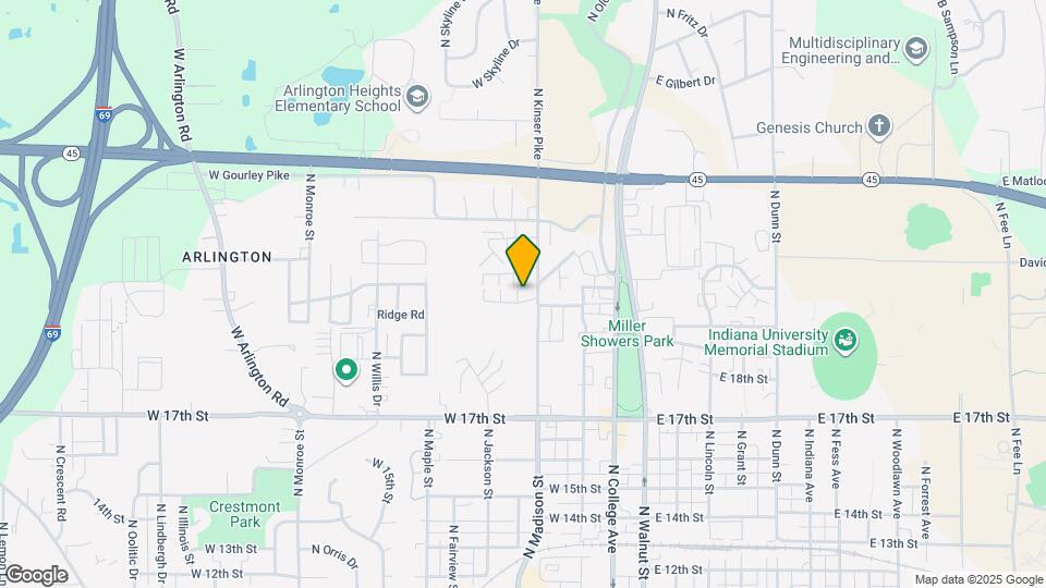 406 W Northlane Dr Map and Location Details