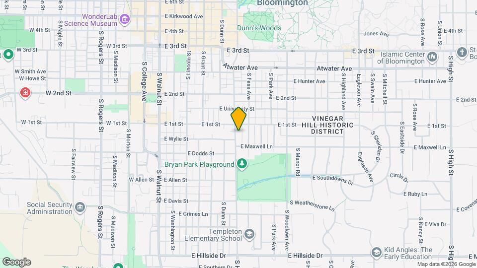 809 S Henderson Map and Location Details