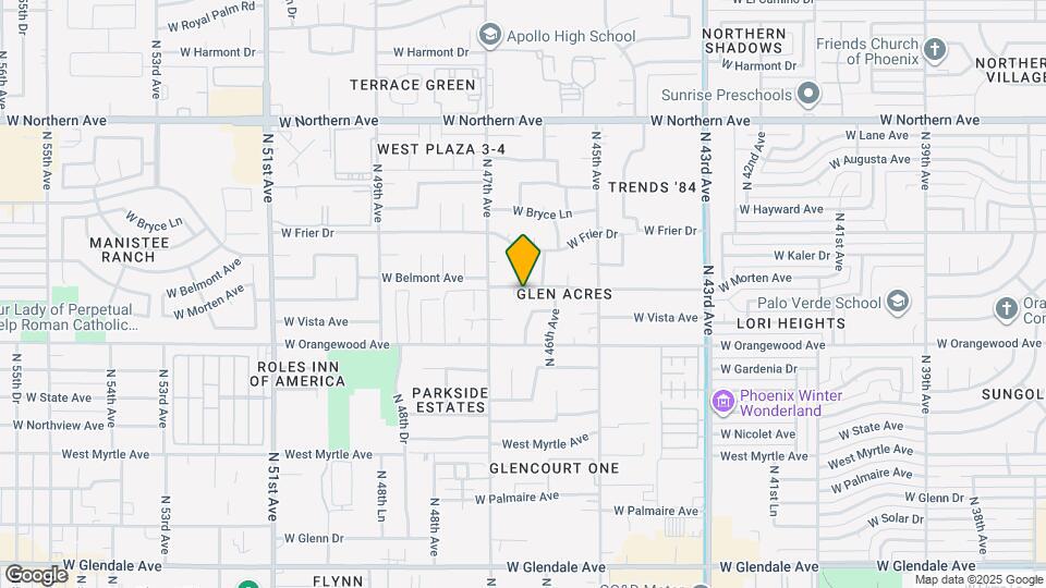 4625 W Morten Ave Map and Location Details