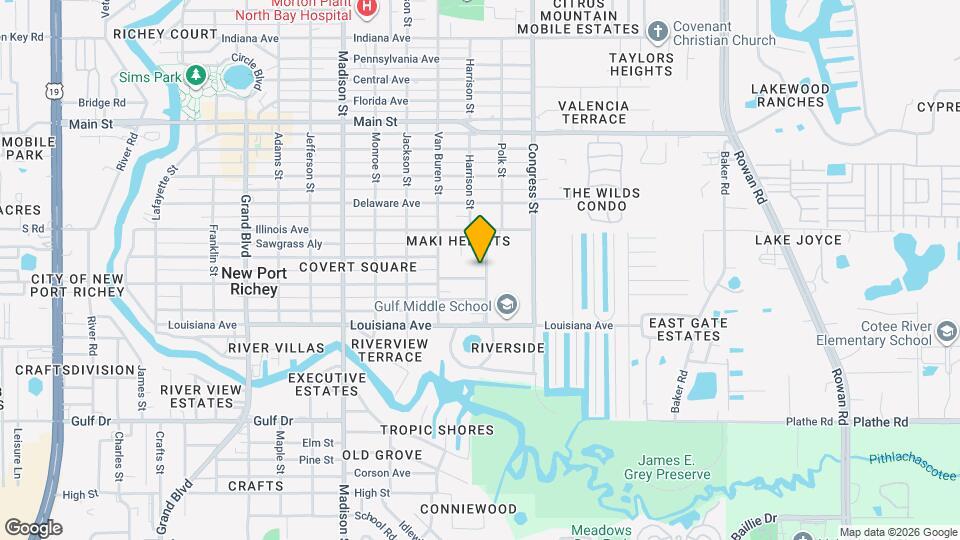 5853 Harrison St Map and Location Details