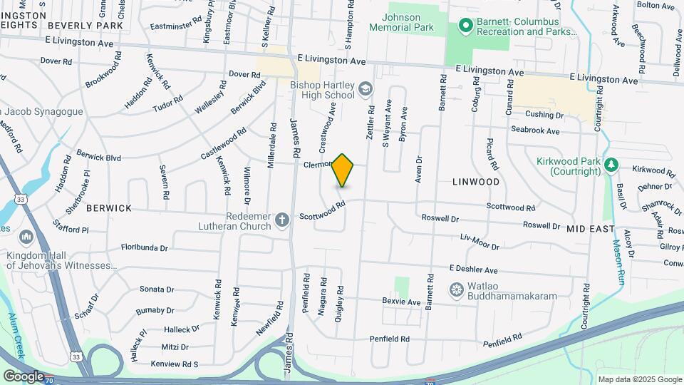 1492 Garywood Ave Mapa y Detalles de la Ubicación