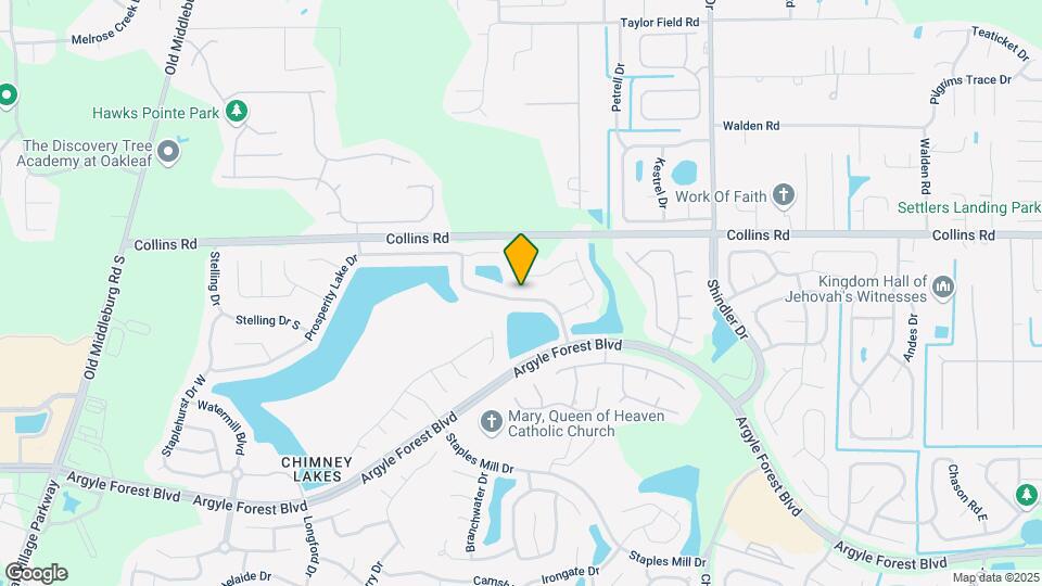 9007 Bridgecreek Dr W Map and Location Details