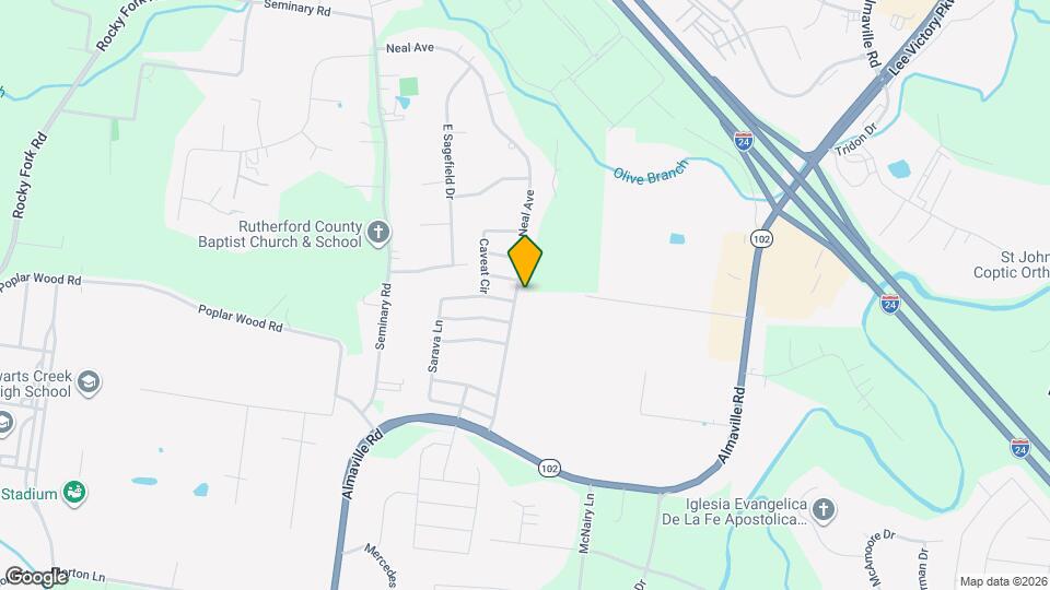 223 Neal Ave Map and Location Details