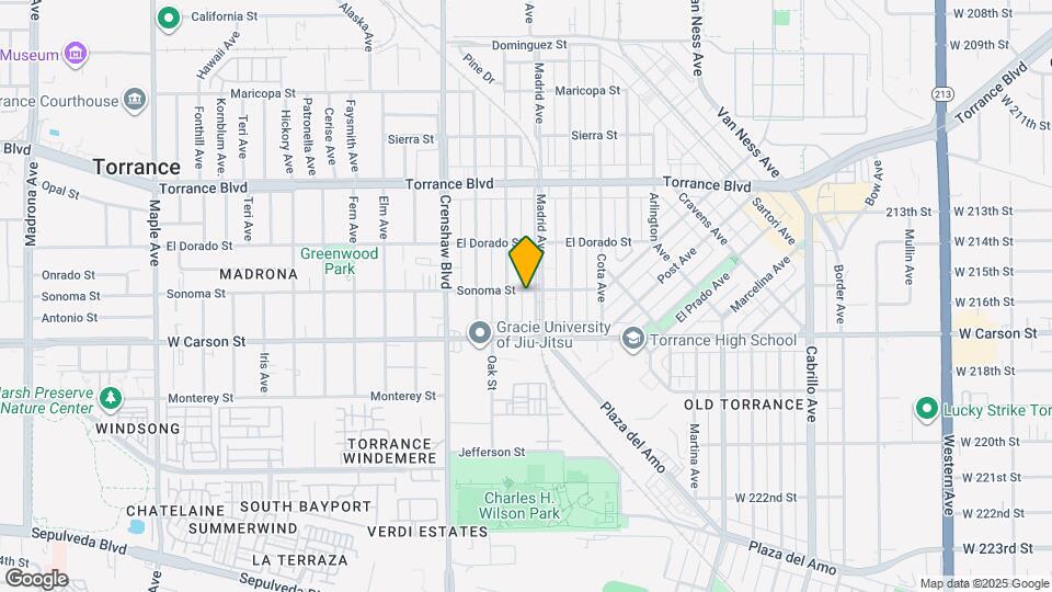 2360 Sonoma St Map and Location Details