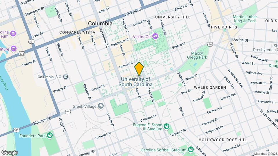 USC - Honors College Residence Map and Location Details
