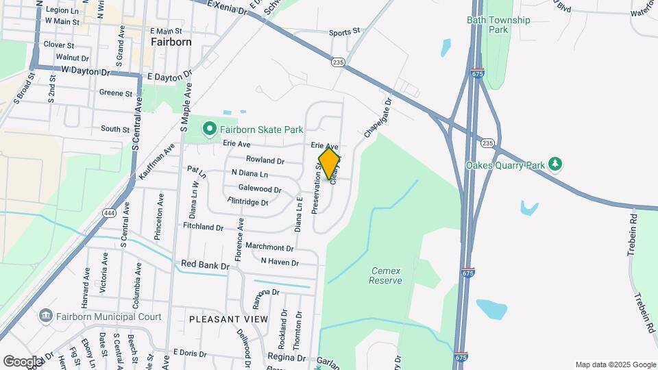 625 Cleary Dr Map and Location Details