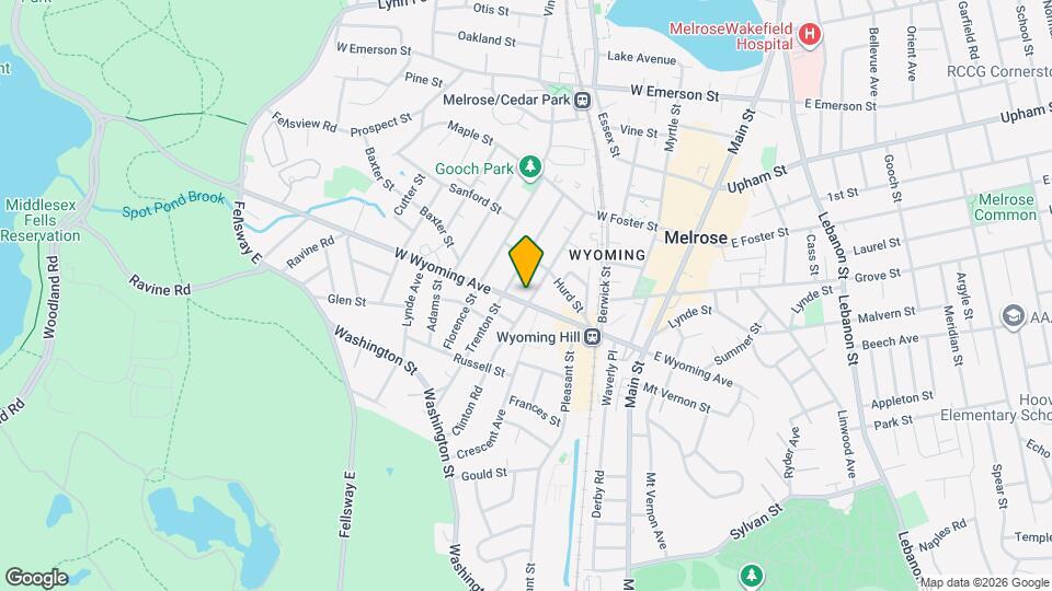 99 W Wyoming Ave Map and Location Details