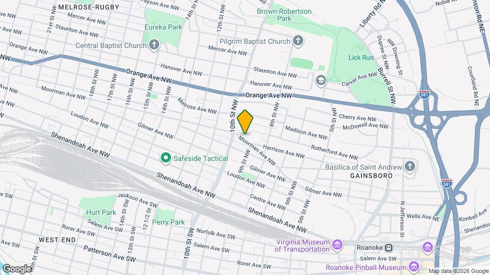 845 Moorman Ave NW Map and Location Details