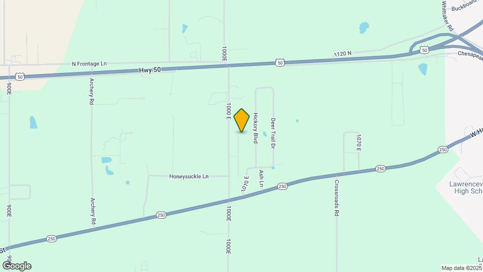 10896 Oak Blvd Mapa y Detalles de la Ubicación