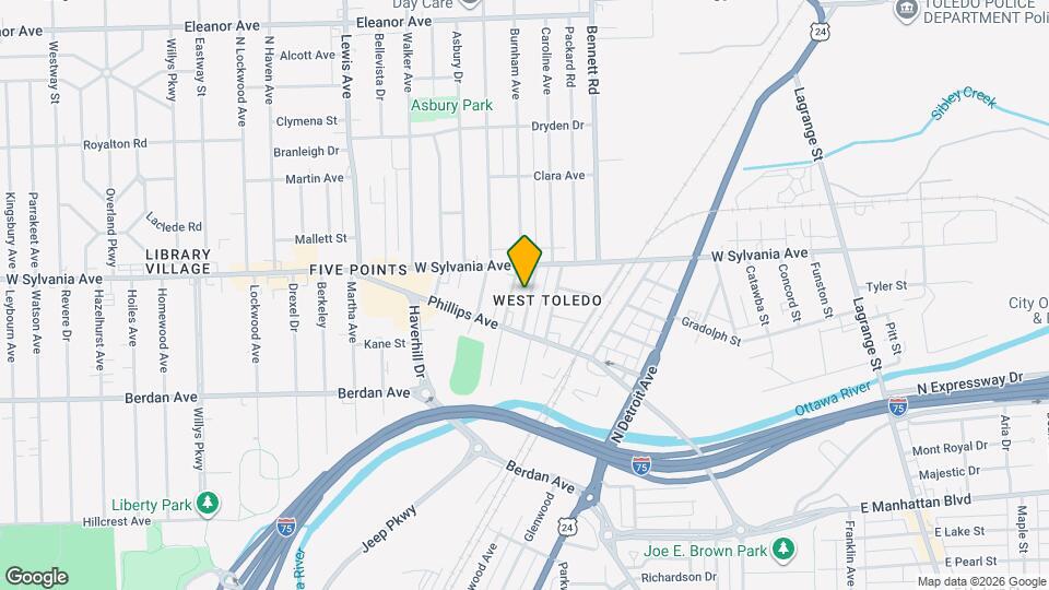 3937 Woodhaven Dr Map and Location Details