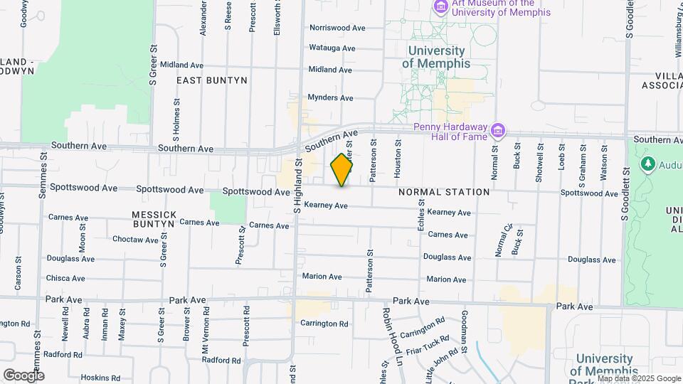 3573 Spottswood Ave Map and Location Details
