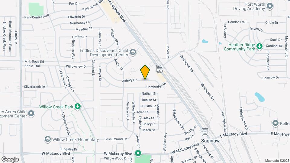 321 Asbury Dr Map and Location Details