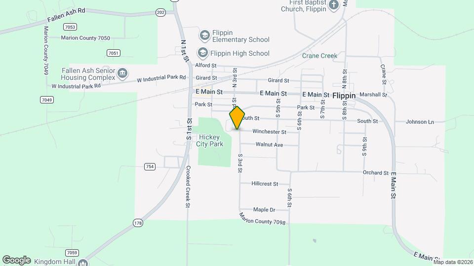 402 S 3rd St Map and Location Details