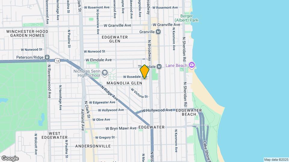 5859 N Magnolia Ave Map and Location Details