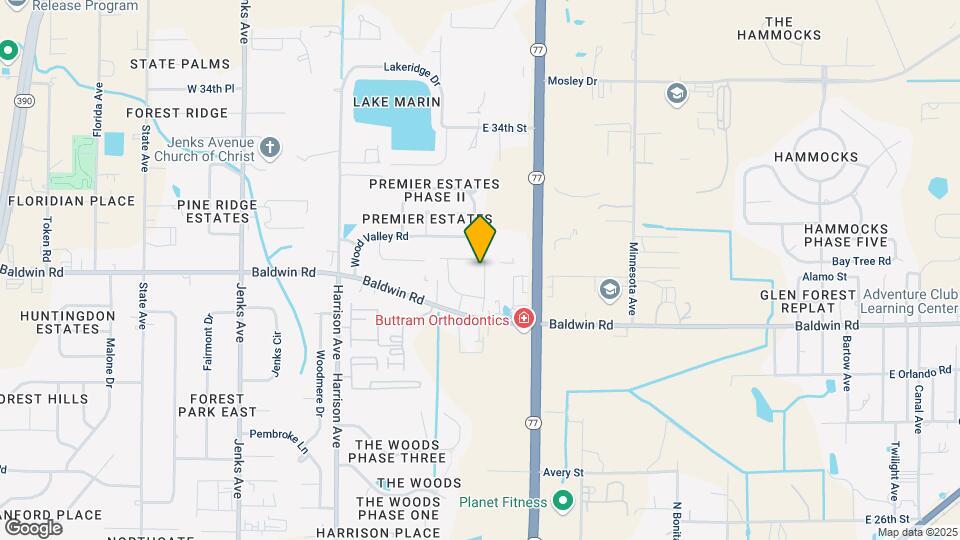 1005 Baldwin Rowe Cir Map and Location Details