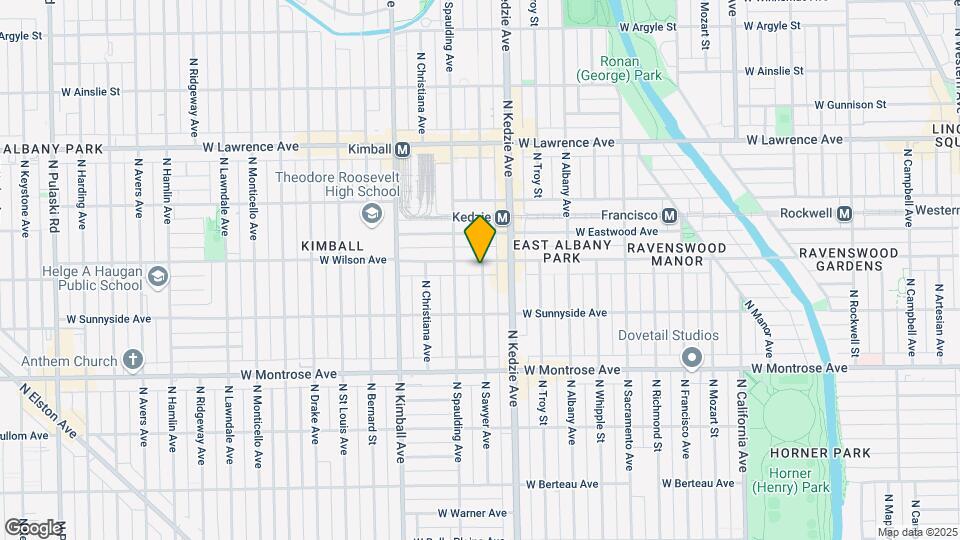 Albany Park Apartment Building Mapa y Detalles de la Ubicación