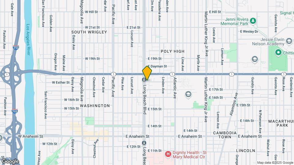 322 E Esther St Map and Location Details