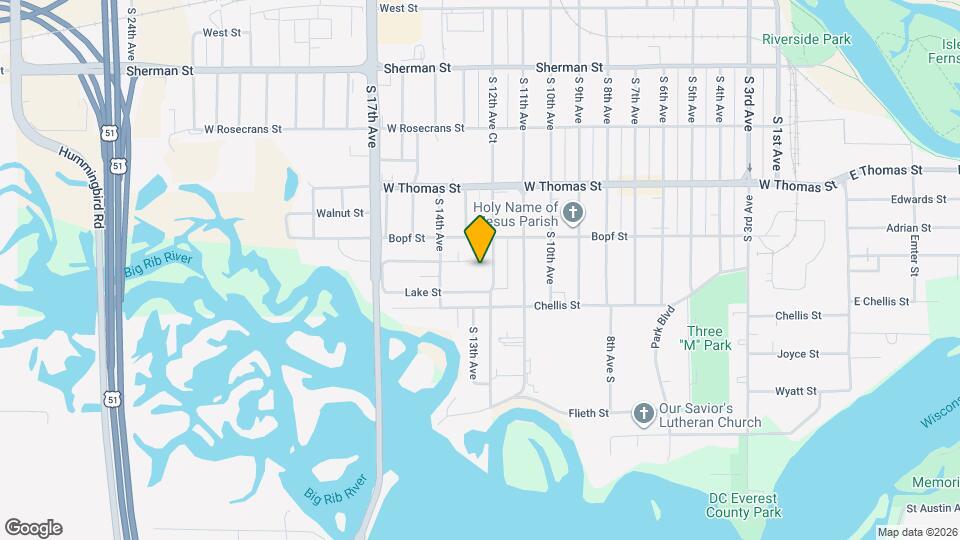 1220 S 12th Ave Ct Map and Location Details