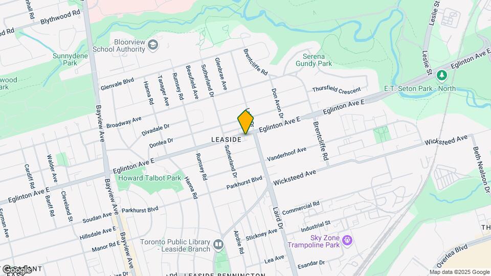 803-398 EGLINTON Ave Map and Location Details