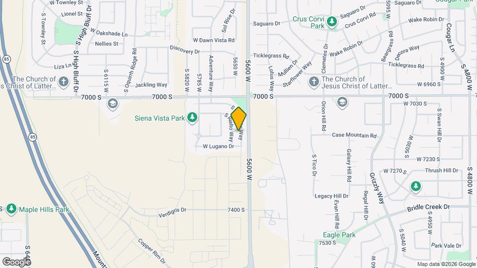 7134 S Sorrento Way Map and Location Details