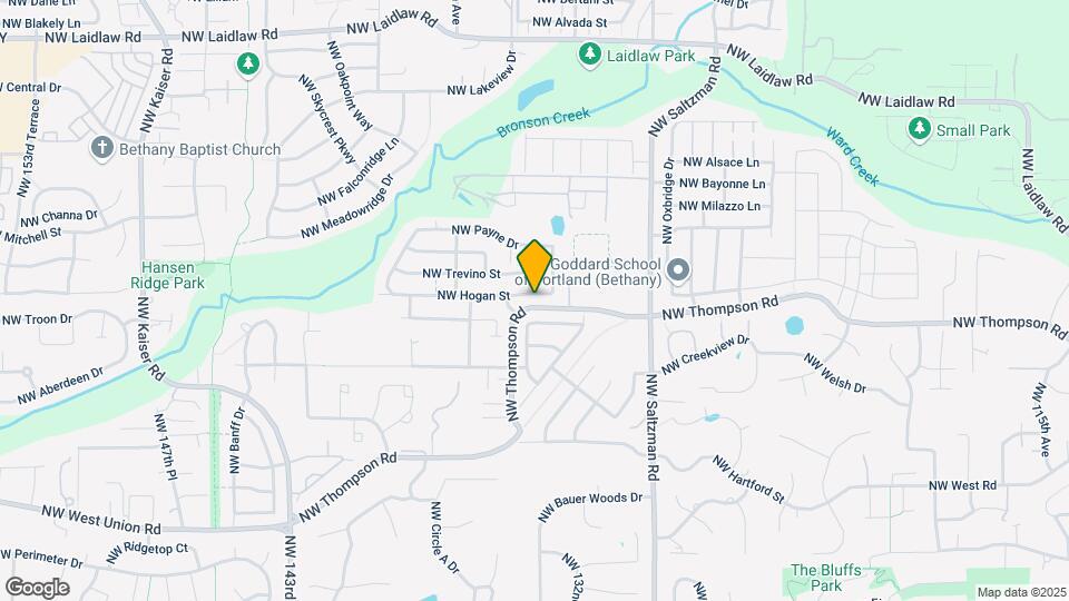 13390 NW Hogan St Map and Location Details