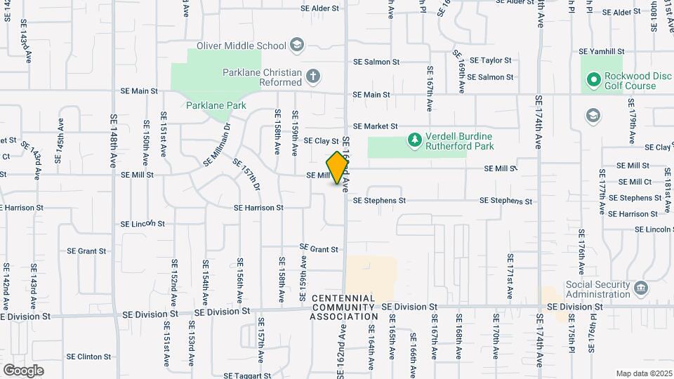 1839 SE 162nd Ave Map and Location Details
