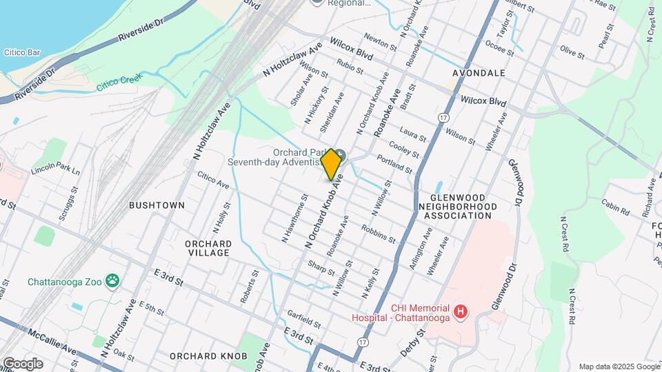 905 N Orchard Knob Ave Map and Location Details