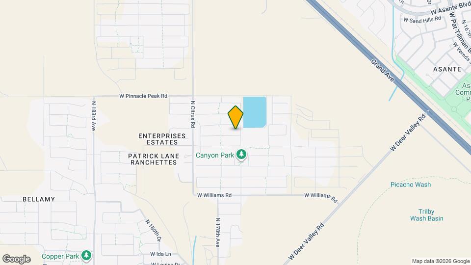 17728 W Jessie Ln Map and Location Details