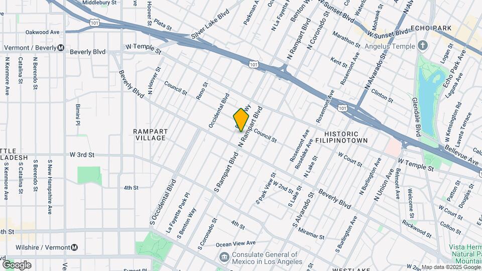 129-131 N Rampart Blvd Map and Location Details