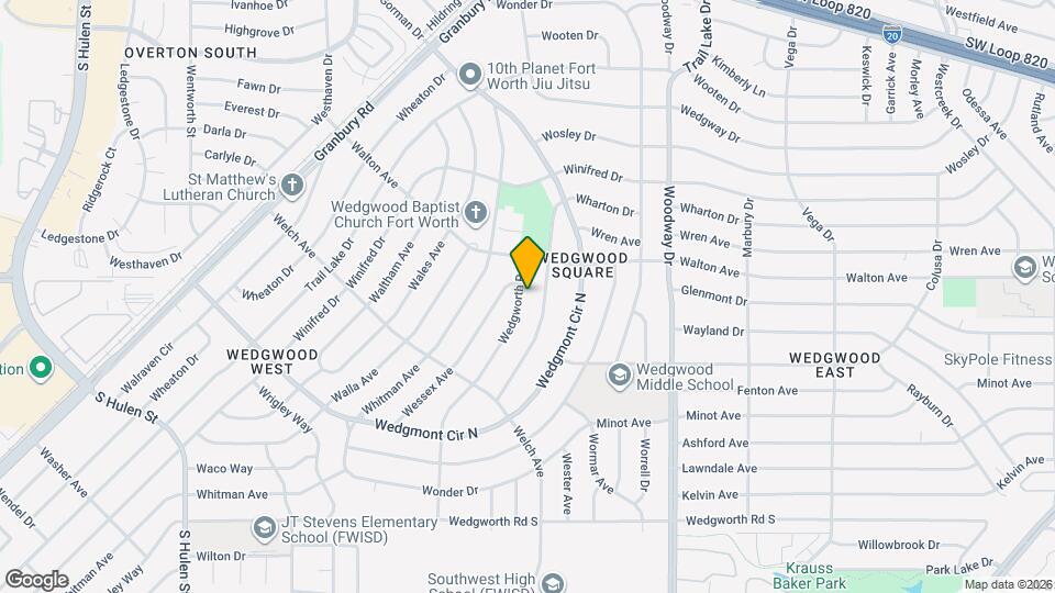 5621 Wedgworth Rd Map and Location Details
