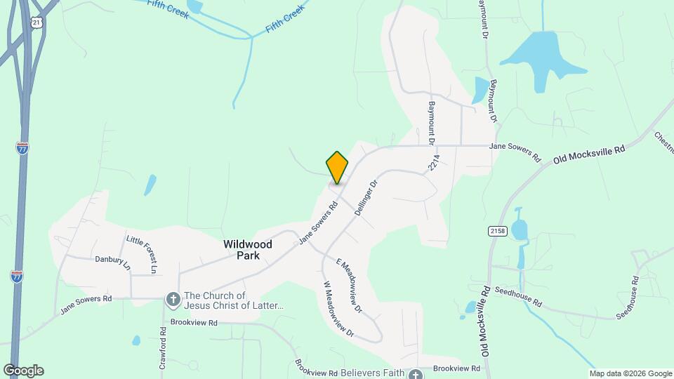 607 Jane Sowers Rd Map and Location Details