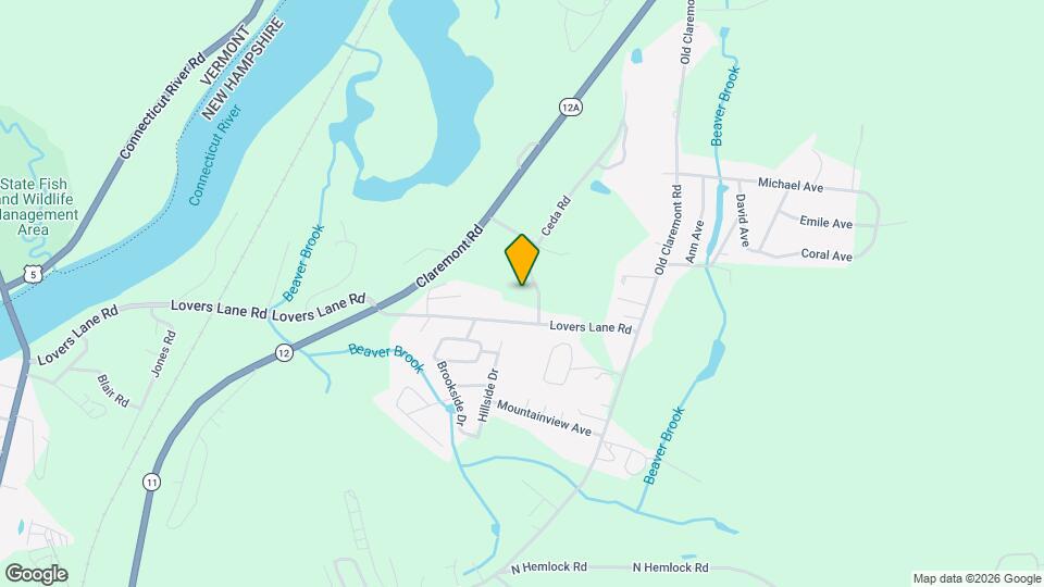 286 Ceda Rd Map and Location Details