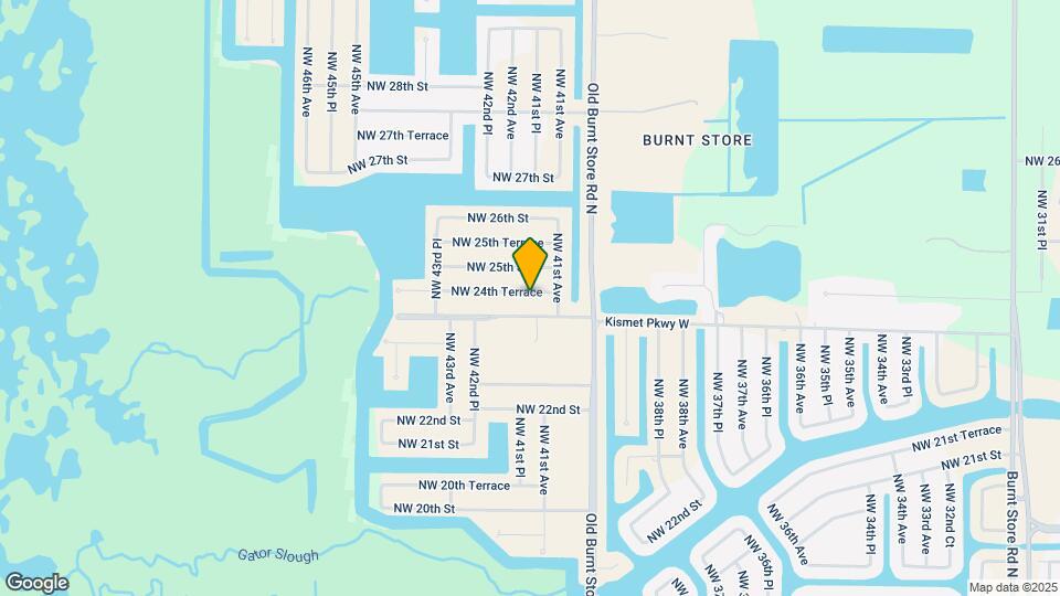 4114 NW 24th Terrace Map and Location Details
