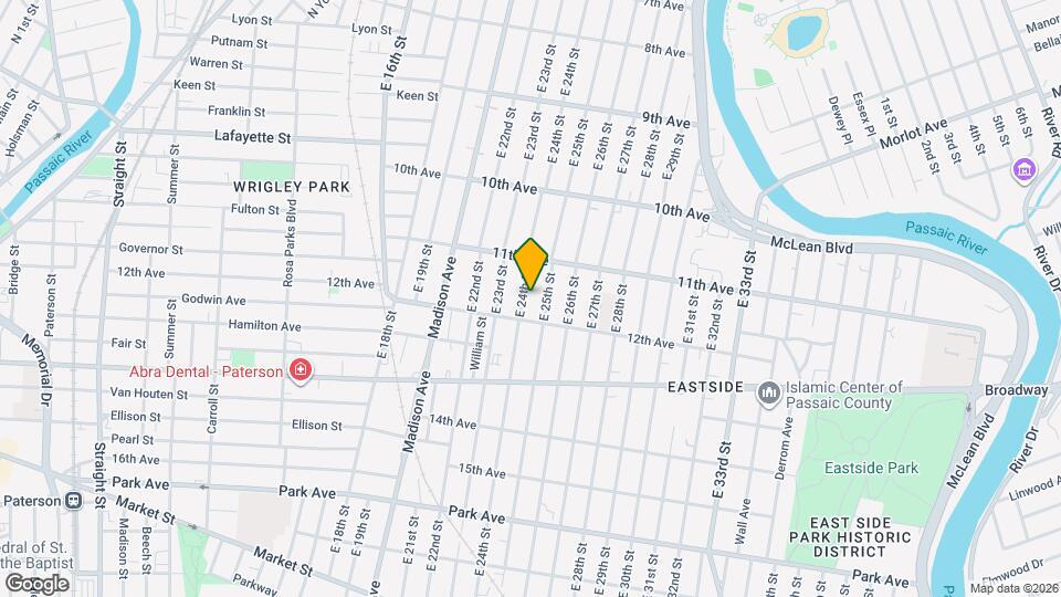 565 E 24th St Map and Location Details