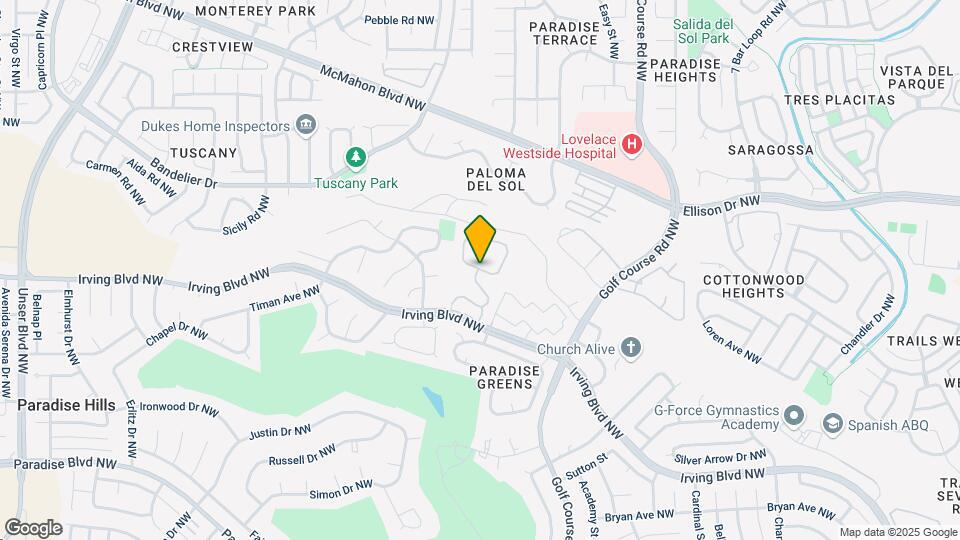 4801 Irving Blvd NW Map and Location Details