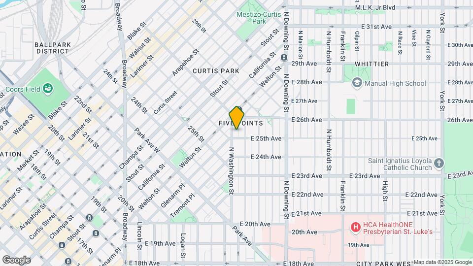 2516 N Washington St Map and Location Details