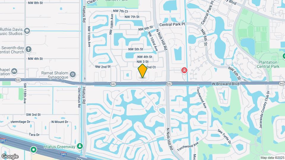 10501 W Broward Blvd Map and Location Details